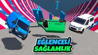 🔔 Sevilen Ticari Arabalar Eğlenceli Sağlamlık Testinde 🔔 GTA 5