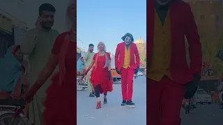 Queen with joker🃏||walk in public🔥||#tiktok #viral #joker #reels #story #attitude