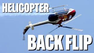 Watch this Aaron Fitzgerald Red Bull Helicopter fly upside down doing amazing rolls and backflips!