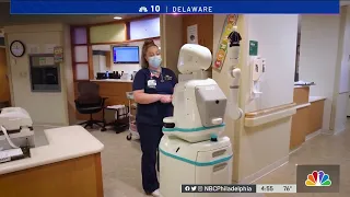 ‘Moxi' the Robot Helps Nurses at Hospital in Delaware