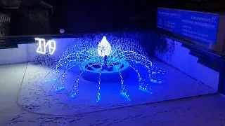 Зимний фонтан в Барановичах