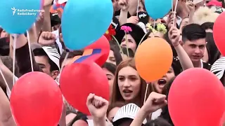 Rally Outside Parliament Ahead Of Vote For Armenian PM