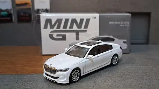 Mini GT BMW Alpina B7 xDrive Alpine White #bmw #minigt #diecast164