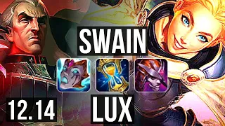 SWAIN vs LUX (MID) | 8/1/15, 3.5M mastery, 500+ games | EUW Diamond | 12.14