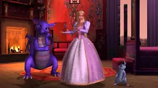 Barbie as Rapunzel - Rapunzel paints some magical gowns for the ball