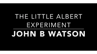 Interesting Psychology! The Little Albert Experiment (live footage)