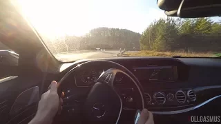 Mercedes Maybach S500 POV Drive on Country Roads