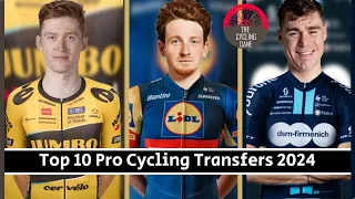 Top 10 Pro Cycling Transfers 2024 | ft. Tao Geoghegan Hart, Matteo Jorgenson and Fabio Jakobsen