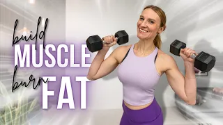 35-minute Full Body HIIT & Strength Training (Low Impact Mods)