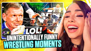 Girl watches WWE - Unintentionally Funny Wrestling Moments