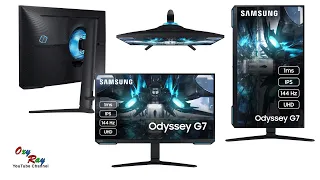 Игровой монитор для компьютера Samsung Odyssey G7 S28AG700NI - 144 ГЦ (обзор, распаковка, отзывы)