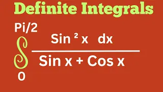 Integral 0 to pi/2 Sin^2 x by Sin x + Cos x dx  | Exercise-7 (b) | III - 13th problem@EAG