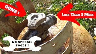 Remove Propane Tank Valve in 2 Minutes (No Special Tools)