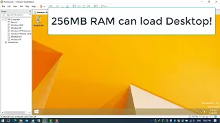 Windows 8.1 in 4, 8, 16, 32, 64, 128, and 256 MB RAM!