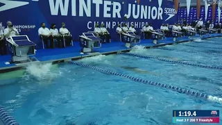 Moesch Cracks 1:46 | Women’s 200y Free A Final | 2021 Speedo Winter Junior Championships - East