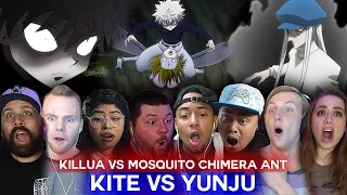 Killua vs Mosquito Chimera Ant | HxH Ep 82 Reaction Highlights