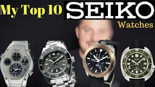 My Top 10 Favorite Seiko Watches Of All Time - Amazing Seiko Watches Part 1 - Rare Seiko watches