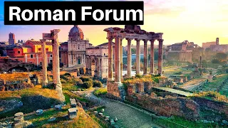 Rome Italy - The Roman Forum 4K 60FPS (Foro Romano)