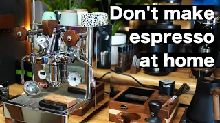 Don't buy an espresso machine!