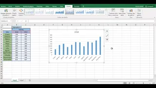 Gráfico de barras en Excel, personalizado 📊