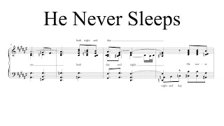 He Never Sleeps (Take 6 transcription)