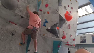 Mike's first V5 since Covid (Boulder UK)