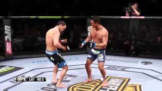 UFC 194 Co-Main Event Weidman vs Rockhold Full Fight Sim (ea sports ufc ps4 gameplay)