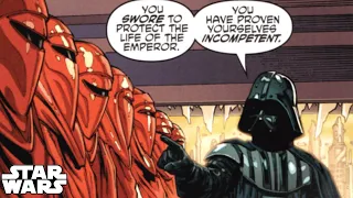 Why Palpatine TRICKED Vader Into Killing the Royal Guard - Star Wars Explained