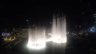 Dubai Fountain 2016 Thriller Michael Jackson (4k go pro )