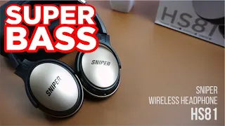 HEADPHONE SUPERBASS!! SNIPER HS81 HEADPHONE OVEREAR