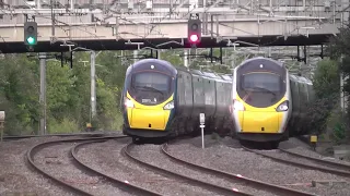 Trains at Tamworth station 29/07/20 (ft. 975025 'Caroline' and Class 950)