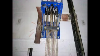 How to align elevator steel  ropes using ROPE CLAMPS