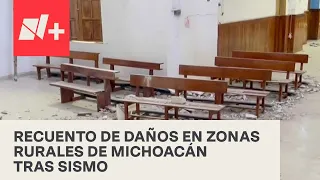 Tras el sismo, siguen el recuento de los daños en zonas rurales de Michoacán - En Punto