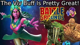 6 Star Rank 3 Buffed Viv Vision Impressed Me In Battlegrounds Season 11! Also Rank 5 Gameplay!| MCOC