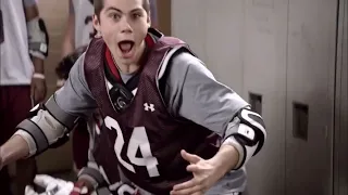 Teen Wolf 1x08 Scott get first line on lacrosse his Team Stiles was chosen by the coach.