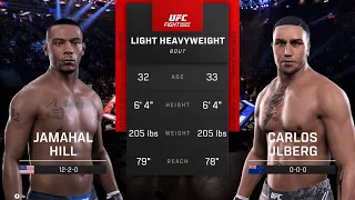 Jamahal Hill vs Carlos Ulberg FULL FIGHT | UFC 5 AI Simulation