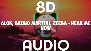 Alok, Bruno Martini, Zeeba - Hear Me Now (slowed + 8d audio)