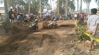 Grasstrack Bayah open PHBN 2023 duel sengit Feri irawan Vs David jawara lebak banten