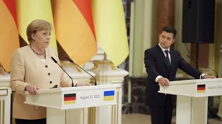 Merkel und Selenskij warnen Putin vor "Nord Stream 2 als Waffe"