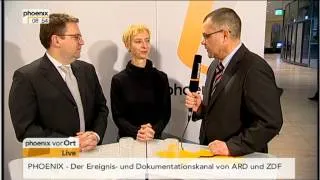 Stefan Ruppert (FDP) und Halina Wawzyniak (Die Linke) im Interview am 14.12.2012