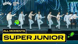 SUPER JUNIOR (슈퍼주니어) ALL MOMENTS 🎁💛 | KCON SAUDI ARABIA 2023