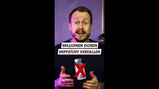 Millionen Dosen Corona-Impfstoff VERFALLEN! 💉❌ #shorts