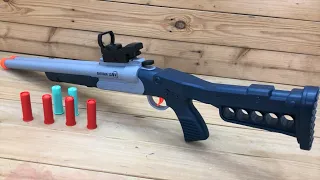 Realistic 2 barrel shotgun toy gun