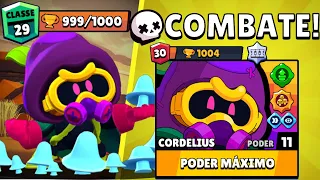 PEGANDO 1000 TROFÉUS NO COMBATE COM O CORDELIUS NO BRAWL STARS!