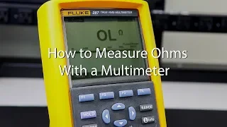 How to Measure Ohms with a Multimeter