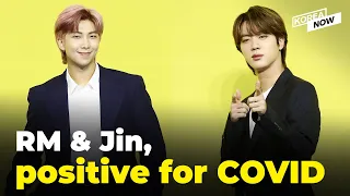 BTS RM and Jin Tested Positive for COVID after Suga