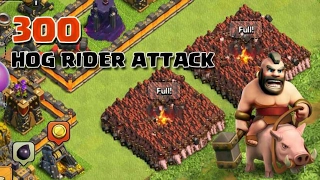 Clash of clans-300 Hogrider attack and 1 P.E.K.K.A(COC movie) - revenge offical super bowl TV