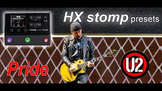 U2-Pride-Cover-Played on Line6 HX stomp