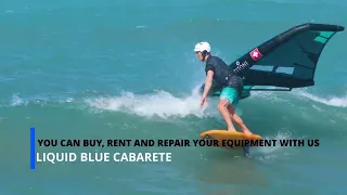 What We Do? Wing Foiling, Kite Boarding, Surfing in Cabarete, Dominican Republic - Liquid Blue...