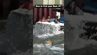 How to SINK your Boat #7 | Wavy Boats | Haulover Inlet | Point Pleasant Canal